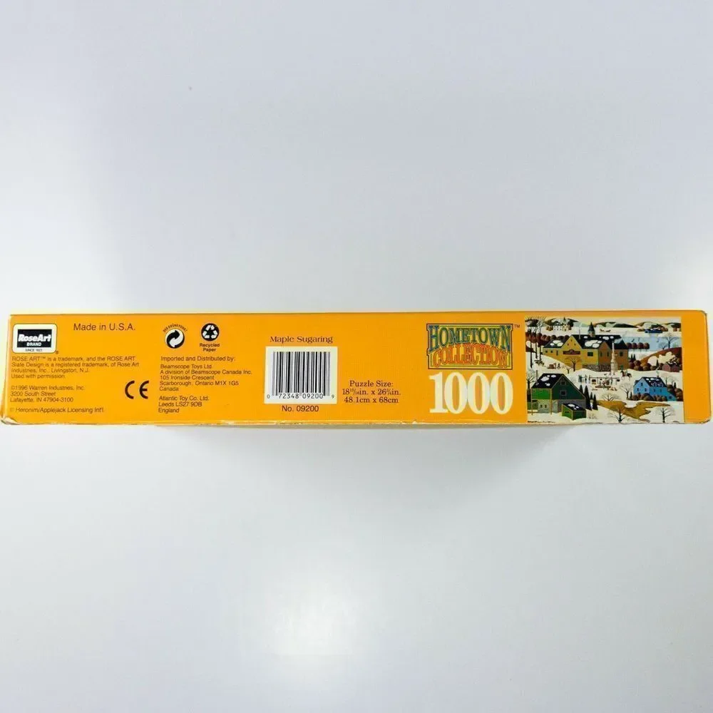 Hometown Collections 1000 Piece Puzzle Maple Sugaring